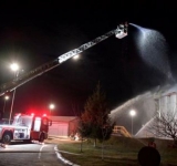 Incendiu puternic la o statie de pompare a Conpet din Baicoi