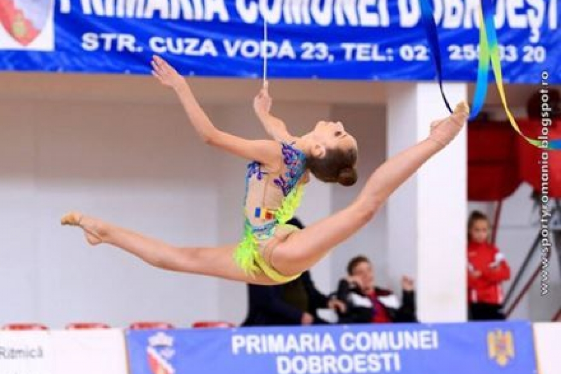 Ploiesteanca Miruna Ciocarlan reprezinta Romania la Turneul International de Gimnastica Ritmica din Rusia