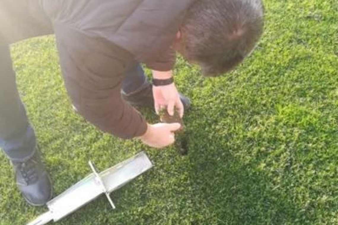 Se lucreaza de zor pe stadionul ”Ilie Oana”!