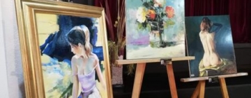 S-a deschis o expozitie de pictura in foyer-ul Teatrului ”Toma Caragiu” din Ploiesti
