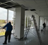 Se fac lucrări de întreținere la Stadionul ”Ilie Oană”!