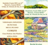 Expoziție de pictură realizată de elevi la Conacul Bellu din Urlați