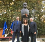 Bustul lui Pantelimon Halippa a fost dezvelit în Parcul ”Constantin Stere”