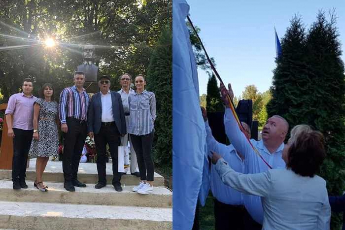 Bustul lui Iuliu Maniu a completat astăzi Aleea Întregitorilor Neamului din Parcul ”Constantin Stere”