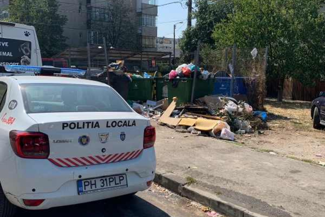 Poliția Locală Ploiești a dat aproape 200 de amenzi pentru salubritate în luna august