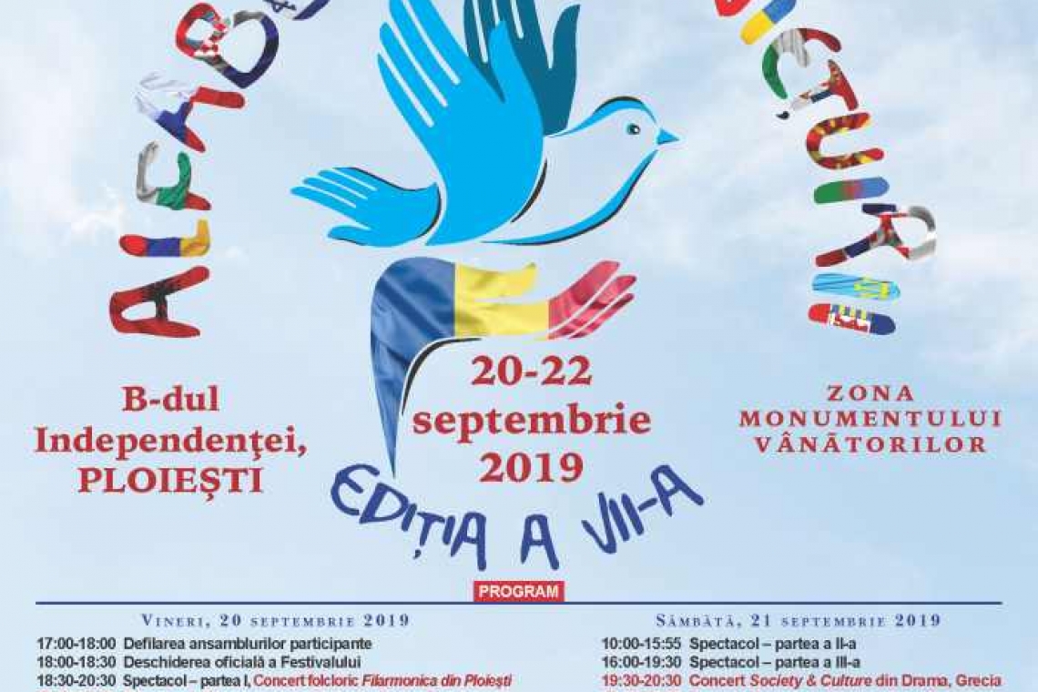 Programul complet al Festivalului ”Alfabetul Conviețuirii” ce se va desfășura la Ploiești în perioada 20-22 septembrie