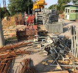 Șantier părăsit la Podul de Lemn de la Gara de Sud