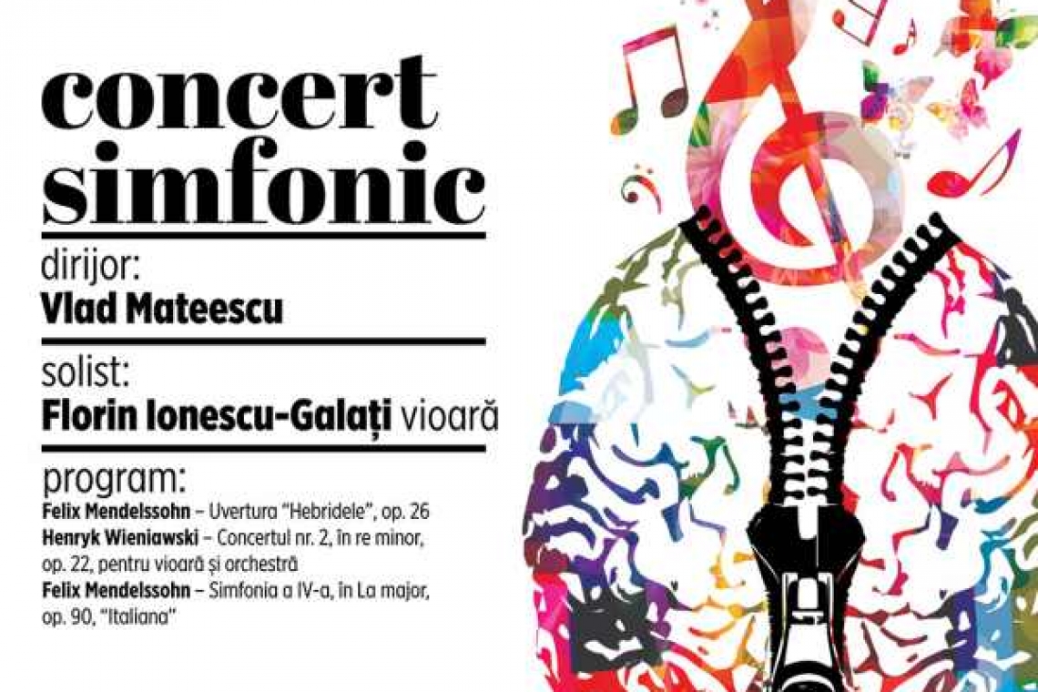 Concert Mendelssohn Bartholdy la Filarmonica din Ploiești! Impresii de călătorie în Italia transpuse pe portativ