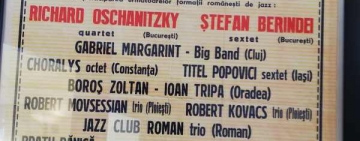 Un afiș cu o vechime de jumătate de secol a fost prezentat în preambulul ”Ploiești Jazz Festival”