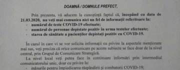 Dacă nu e fake news e mai rău! Guvernul ar fi interzis prefecturilor să dea informații despre epidemia de coronavirus
