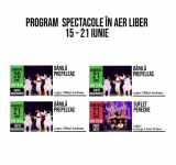 Programul spectacolelor în aer liber ale Teatrului ”Toma Caragiu” din Ploiești