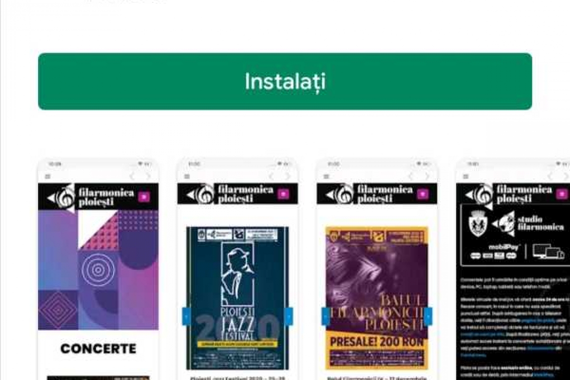 De astăzi, concertele Filarmonicii din Ploiești pot fi urmărite direct pe telefonul mobil