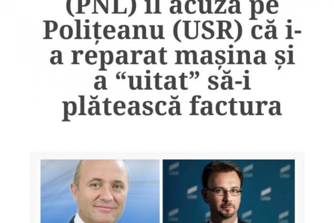 Nu se poate! Polițeanu n-ar face așa ceva!