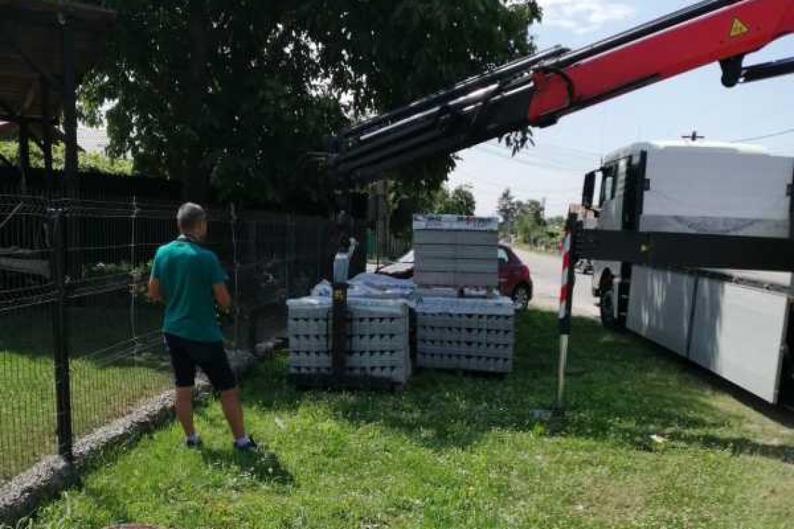 Se amenajează trotuarele în comuna prahoveană Florești