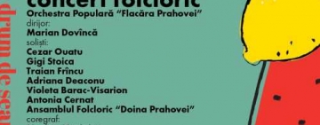 Concert folcloric pe esplanada Palatului Culturii din Ploiești